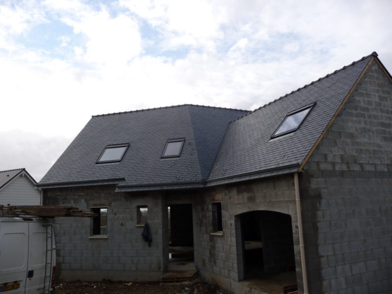 Chantier a Plonevez Porzay - Couverture - Quimper Brest